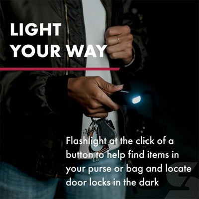 Sabre 2-in-1 Personal Alarm Light Rose Gold