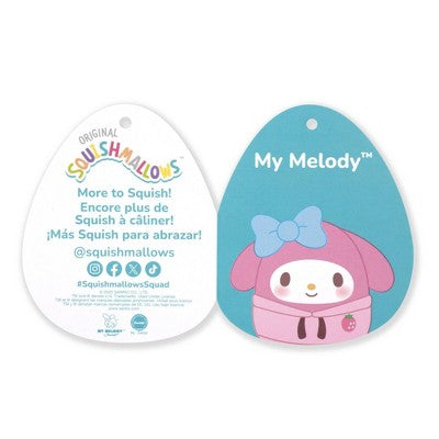 Hello Kitty 8" Squishmallows Dabodabo Hoodie My Melody Mass Little Plush