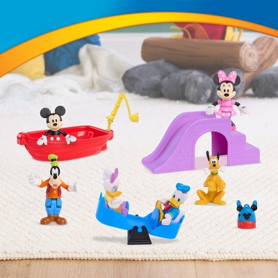 Mickey Mouse Deluxe Action Figure: Set of 6, Plastic TV & Movies Theme, 12" Height
