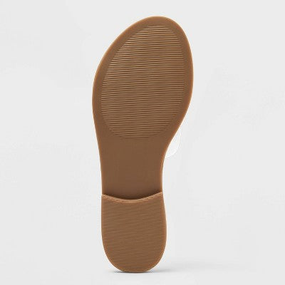 Women's Carla Sandals Memory Foam Insole Universal Thread Clear 9