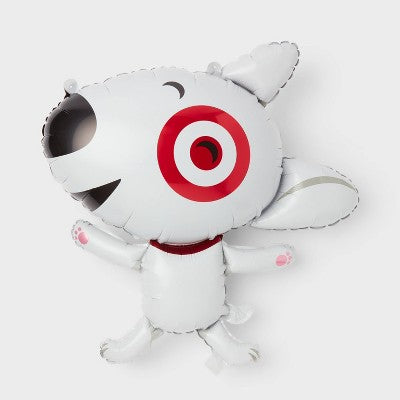 Target Bullseye Dog Shaped Foil Balloon - Spritz