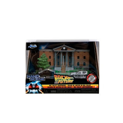 Jada Back to the Future Clock Tower Nanoscene Vehicle Playset