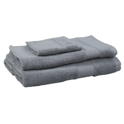 6pc Bath Towel Set Green/Gray/Black Striped - Kapoor Home