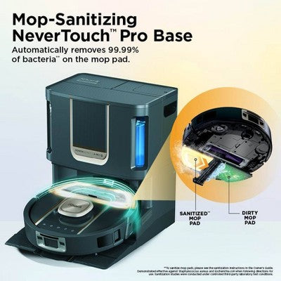 Shark PowerDetect 2-in-1 ThermaCharged Robot Vacuum & Mop RV2910XE 10" Cleaning Path Black (LOCAL PICKUP ONLY)