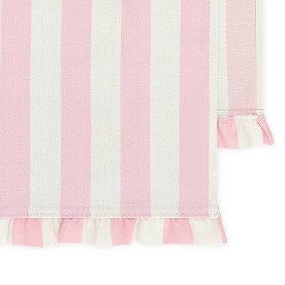Table Runners Pink Striped - Bullseye's Playground