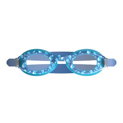 Speedo Kids' Glide Print Swim Goggles - Blue Bubbles: Ages 3-6, Swimming Gear