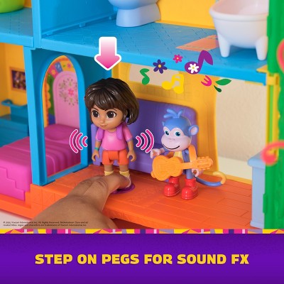 Dora Explore & Play Rainforest Casita Playset, Dora & Boots Figures, Furniture, Sound Fx (LOCAL PICKUP ONLY)
