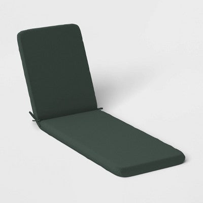 78"x22" Outdoor Chaise Lounge Cushion Fern Shower Green - Room Essentials: UV & Fade Resistant (LOCAL PICKUP ONLY)