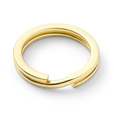 Keychain Split Ring - Gold - The Cuddle Collab