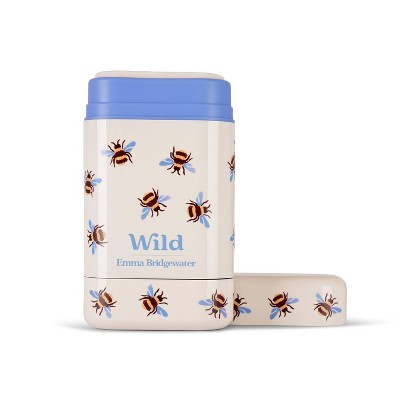 Wild Cosmetics - Refillable Bee Case with Honey & Cactus Flower - Aluminum Free Deodorant - Starter Pack - 5.29oz
