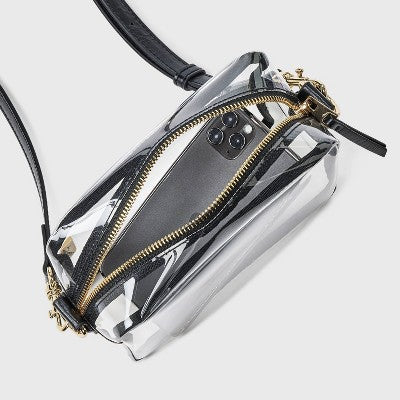 Camera Clear Crossbody Bag - Universal Thread Black