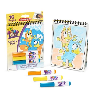 Crayola Bluey Color & Erase Reusable Activity Pad