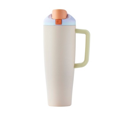 Owala 40oz FreeSip Stainless Steel Tumbler - Sandy Shores: Insulated, BPA-Free