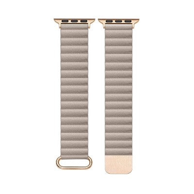 Posh Tech Riley Magnetic Leather Band for Apple Watch - Beige