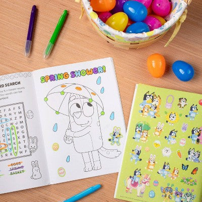 Bluey Colortivity: Happy Easter, Bluey! - (Color & Activity with Twistable Crayons) by Editors of Studio Fun International (Paperback)