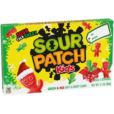 SOUR PATCH KIDS Christmas Theater Box Candy - 3.1oz