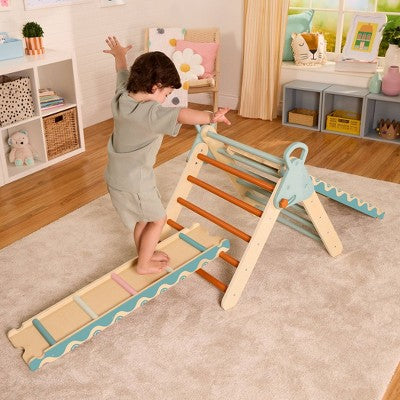 B. toys WonderClimber - 3pc Wooden Triangle Climber (LOCAL PICKUP ONLY)