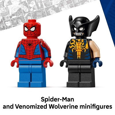 LEGO Marvel Spider-Man Car vs. Venomized Wolverine 76336