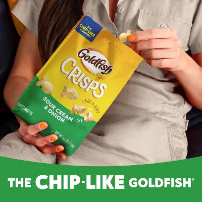 Goldfish Sour Cream & Onion Crisps - 4.8oz