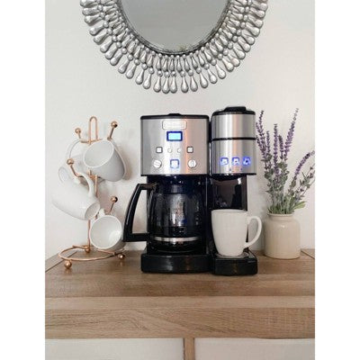 Cuisinart Coffee Center 12 Cup Coffeemaker and Single-Serve Brewer Stainless Steel