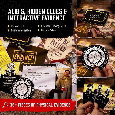 Hunt A Killer Game Night Gone Wrong Board Game