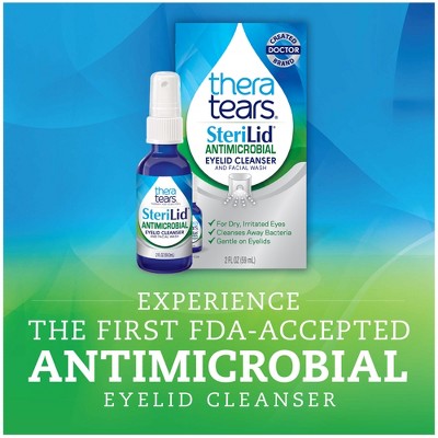TheraTears Sterilid Antimicrobial Eyelid Cleanser and Facial Wash - 2 fl oz