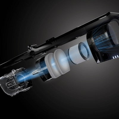 Shark Vertex Cordless Stick Vacuum with DuoClean PowerFins - IZ464H: Lightweight, Pet Hair, HEPA, 60 Min Run Time