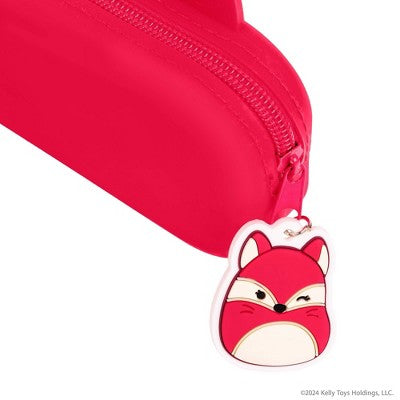 Fifi Squishmallows Silicone Pencil Pouch with Charm Pull