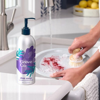 Grove Co. Lavender Blossom & Thyme Dish Soap - 16 fl oz