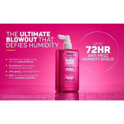 Marc Anthony Grow Long Anti-Frizz Ultimate Blowout Spray: Heat Protection, Smoothing, Shine Enhancing
