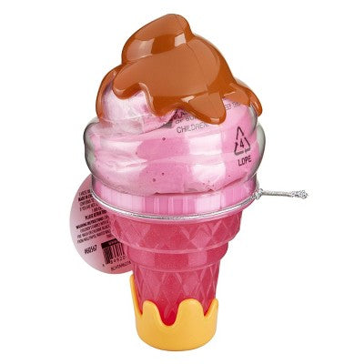 Cra-Z-Slimy Chocolate Strawberry Cone Glitter and Butter Scented Slime