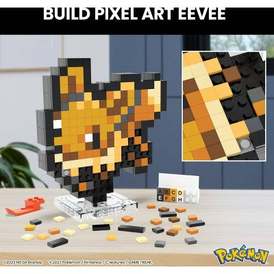 MEGA Pokemon Eevee Building Toy Kit 323pc Retro Set