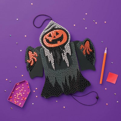 Halloween Craft Lewis Gem Art Puppet Kit - Mondo Llama
