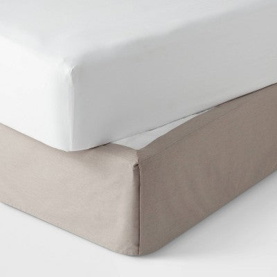 California King Bed Skirt Gray - Room Essentials