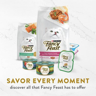 Purina Fancy Feast Lickable Broths Classic Wet Cat Food with Tuna, Fish and Shrimp Flavor - 1.4oz