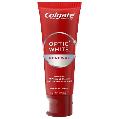 Colgate Optic White Renewal Teeth Whitening Toothpaste - High Impact White - 3.0oz