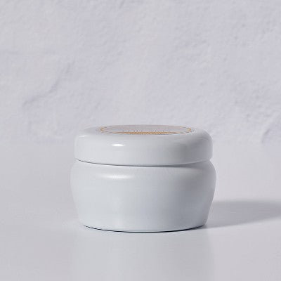 Capri Blue Mini Tin Volcano Jar Candle White 3oz