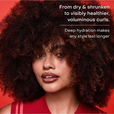 SheaMoisture Curl Stretch Multi-Tasking Volume Cream Kalahari Melon Oil & Marula Oil Infused with Hyaluronic Serum for Type 4 Hair - 11 fl oz