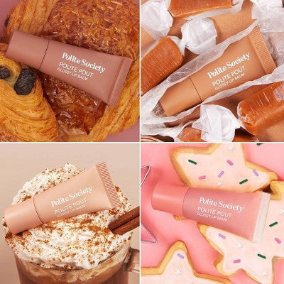 Polite Society Naughty & Nice Neutrals 4 Travel Size Polite Pouts 0.71oz - Ulta Beauty