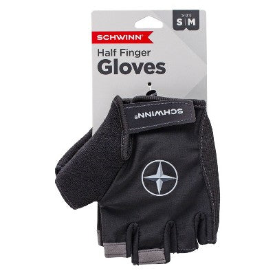 Schwinn Bike Half-Finger Gloves S/M - Black