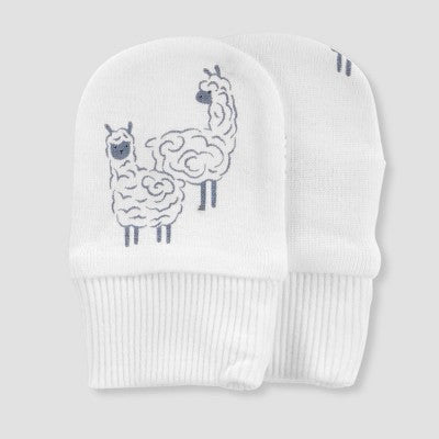Carter's Just One You Baby 6pk Hat and Mitten Set - White/Gray