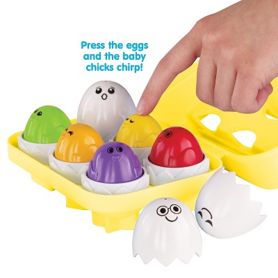 Kidoozie Peek N Peep Eggs - Mentally Stimulating – Employs Tactile Engagement – for Ages 12 Months and Up