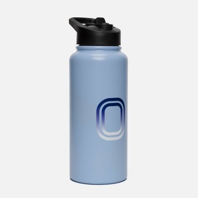 Overtime Elite 30oz Stainless Steel Pro HYDR8 Water Bottle - Ice Blue Logo Gradient
