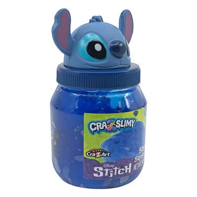 Disney Slimy Stitch Squeezie Slime - Blue: Creativity Focused Educational Toy, 7oz