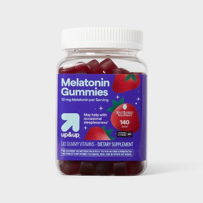 Adult Melatonin 10mg Gummies - 140ct - up&up: Gluten-Free, Sleep Aid