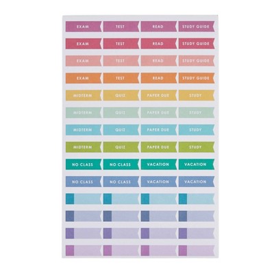 Erin Condren July 2025 - June 2026 Academic Planner A5 Colorblock Circles Coral