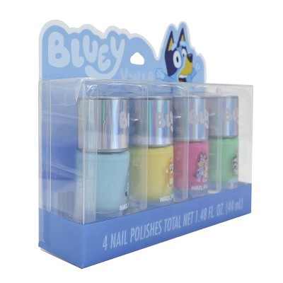 Bluey Nail Polish Set in Acetate Box - 4pk