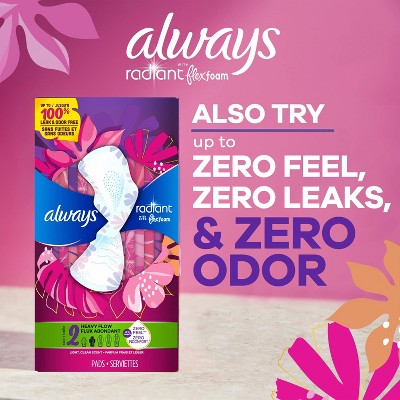 Always Infinity Regular Menstrual Pads - 60ct