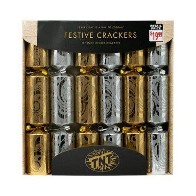 TNT Fireworks Festive 11" Crackers