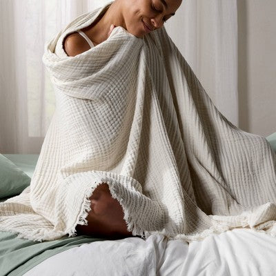 Cotton Napping Throw Parchment - Parachute for Target